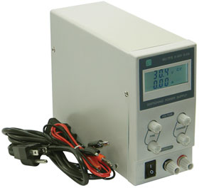0-30VDC, 5A Mini Bench Supply. Binding Posts